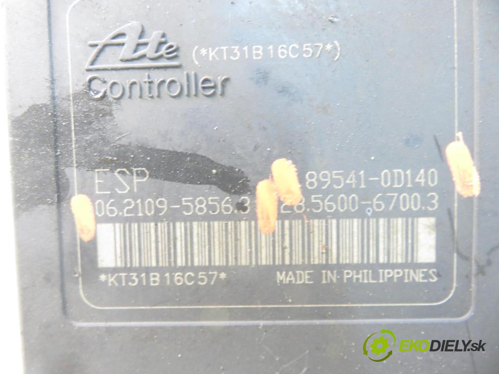 TOYOTA YARIS (_P9_) HB 2011 51,00 1.0 VVT-i (KSP90_) - 1KR-FE 998,00 Pumpa ABS 06210958563 ; 895410D140 (Pumpa ABS)