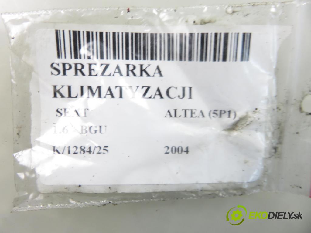 SEAT ALTEA (5P1) HB 2004 75,00 1.6 102 1595,00 KOMPRESOR: klimatizácie 1K0820803L (Kompresor klimatizácie)
