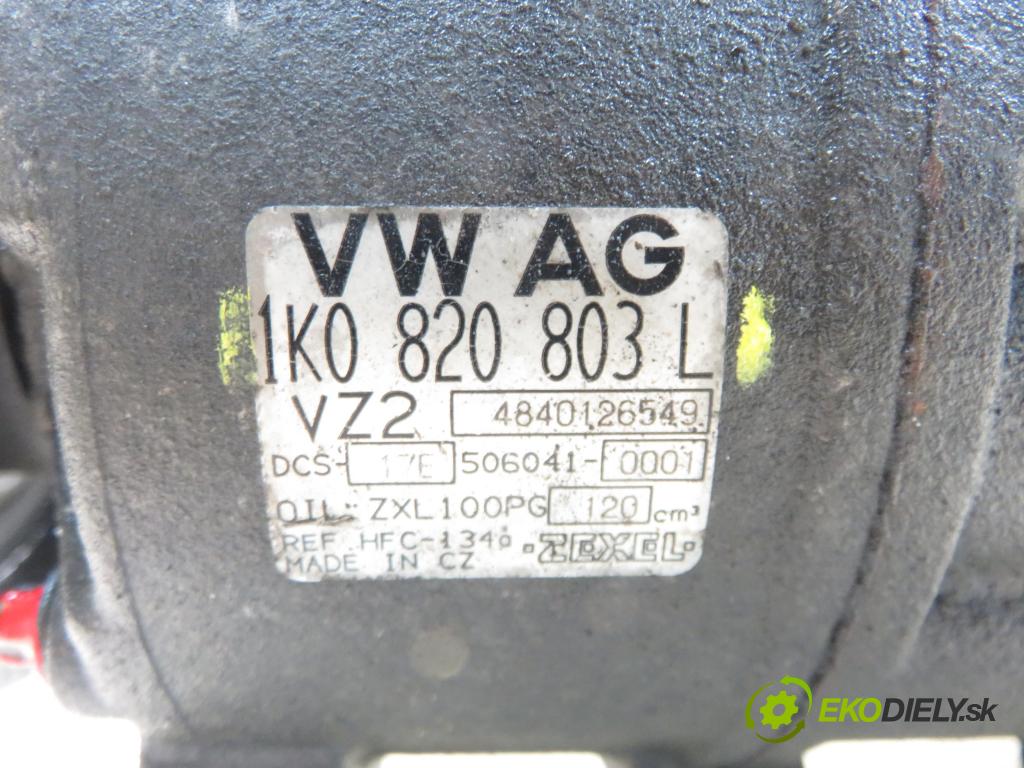 SEAT ALTEA (5P1) HB 2004 75,00 1.6 102 1595,00 KOMPRESOR: klimatizácie 1K0820803L (Kompresor klimatizácie)