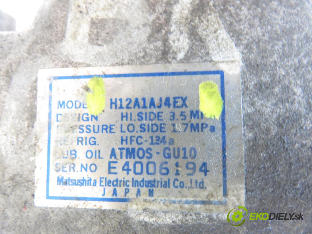 MAZDA 5 (CR19) MINIVAN 2006 85,00 1.8 1798,00 KOMPRESOR: klimatizácie H12A1AJ4EX (Kompresor klimatizácie)