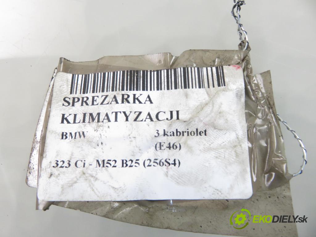 BMW 3 kabriolet (E46) CABRIO 2000 125,00 323 Ci 170 -  M52 B25 (256S4) 2494,00 KOMPRESOR: klimatizácie 7SBU16C (Kompresor klimatizácie)