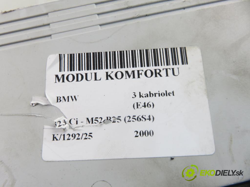 BMW 3 kabriolet (E46) CABRIO 2000 125,00 323 Ci 170 -  M52 B25 (256S4) 2494,00 MODUL komfortu 6907657