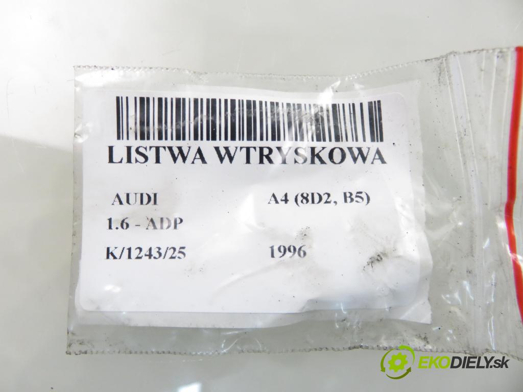 AUDI A4 (8D2, B5) SEDAN 1996 74,00 1.6 8V 100 - ADP 1595,00 Lišta vstrekovacia 078133551N ; 050133681A (Vstrekovacia lišta)