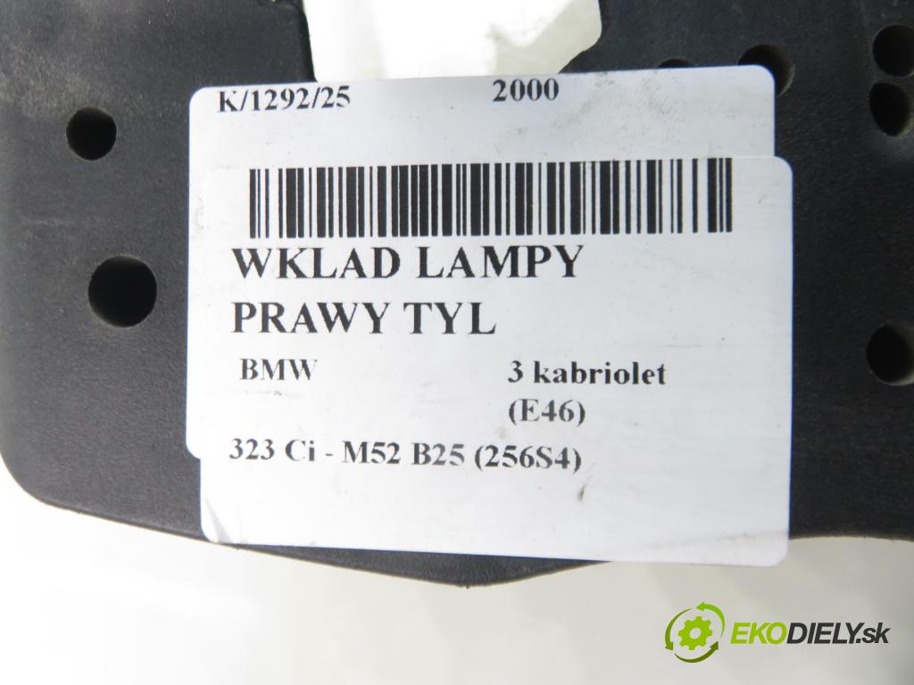 BMW 3 kabriolet (E46) CABRIO 2000 125,00 323 Ci 170 -  M52 B25 (256S4) 2494,00 PŘÍSPĚVEK svetla pravý ZADNÍ: 8383828