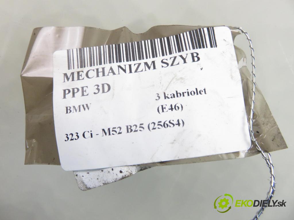 BMW 3 kabriolet (E46) CABRIO 2000 125,00 323 Ci 170 -  M52 B25 (256S4) 2494,00 mechanismus oken PPE 3D 8204180