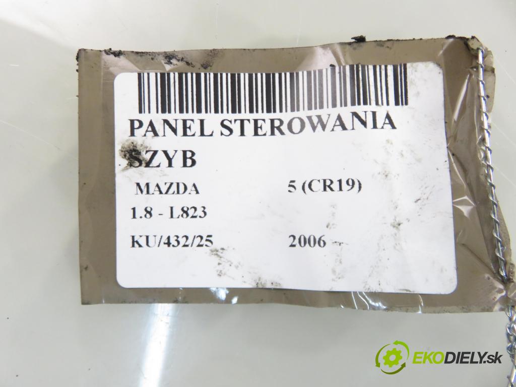MAZDA 5 (CR19) MINIVAN 2006 85,00 1.8 1798,00 Panel ovládaní oken CC2966350A ; CC64684L6D