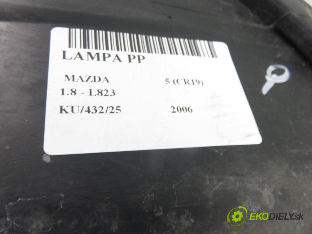 MAZDA 5 (CR19) MINIVAN 2006 85,00 1.8 1798,00 Svetlo PP C23551030
