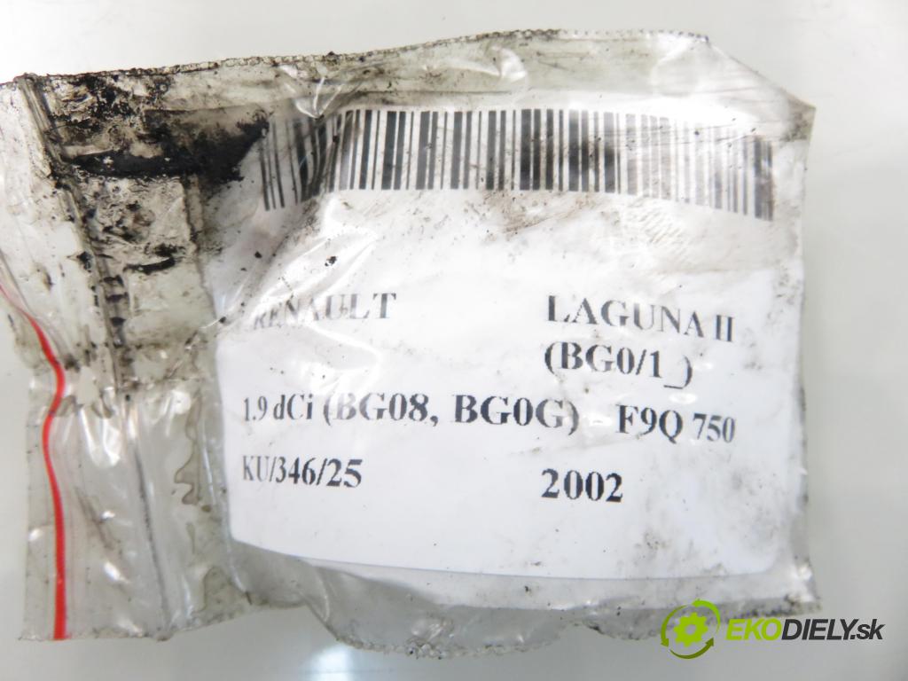 RENAULT LAGUNA II (BG0/1_) LIFTBACK 2002 88,00 1.9 dCi 120 - F9Q 750 1870,00 vstrekovač 0445110021 ; 7700111014 (Vstrekovač paliva)