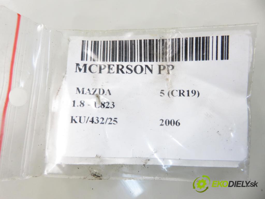 MAZDA 5 (CR19) MINIVAN 2006 85,00 1.8 1798,00 MCPERSON PP 