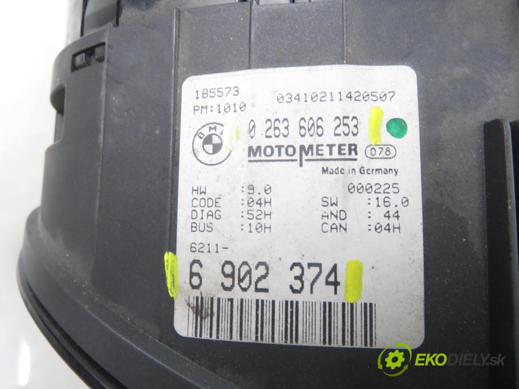 BMW 3 kabriolet (E46) CABRIO 2000 125,00 323 Ci 170 -  M52 B25 (256S4) 2494,00 prístrojovka elektrický 6902374 ; 0263606253