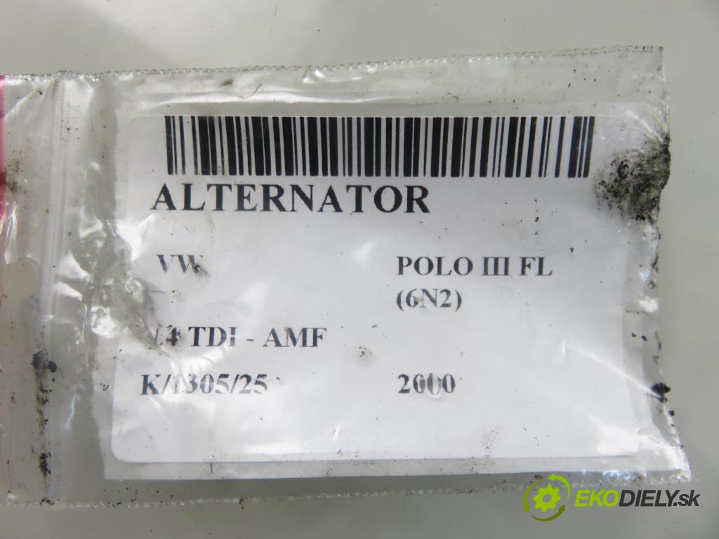 VW POLO (6N2) HB 2000 55,00 1.4 TDI - AMF 1422,00 Alternátor 045903023A ; 0124515022 (Alternátor)