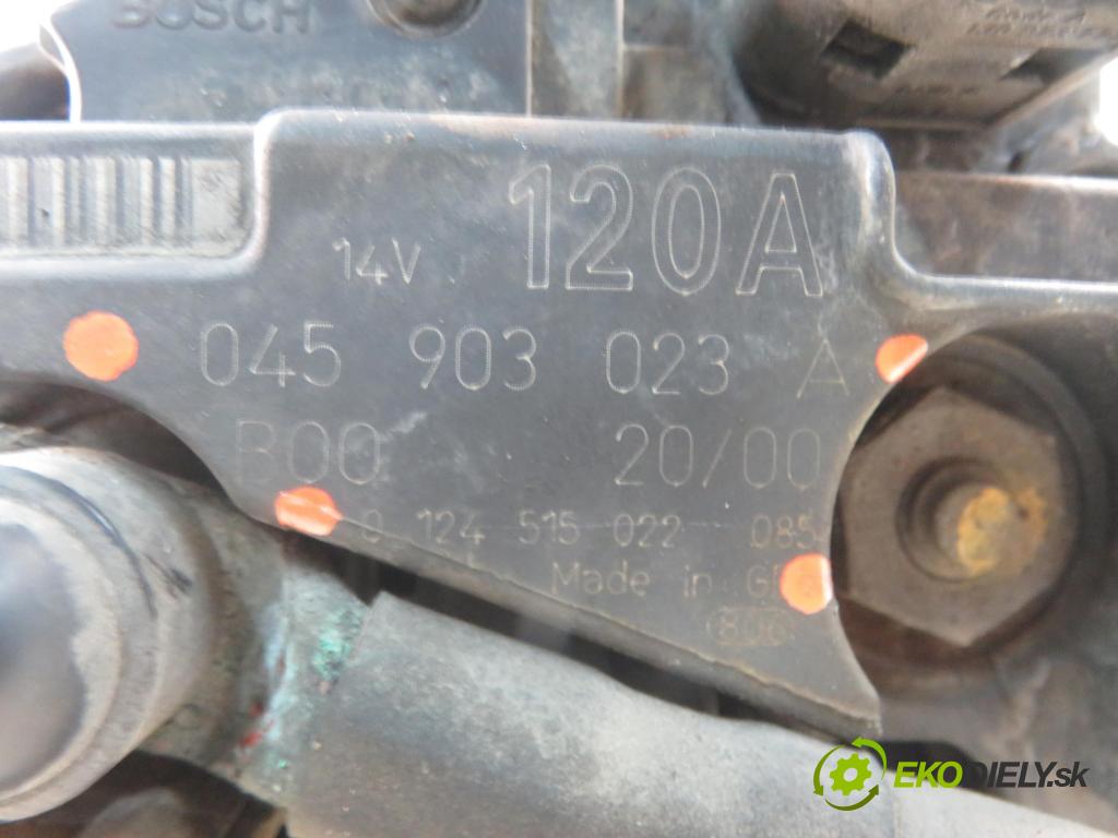 VW POLO (6N2) HB 2000 55,00 1.4 TDI - AMF 1422,00 Alternátor 045903023A ; 0124515022 (Alternátor)