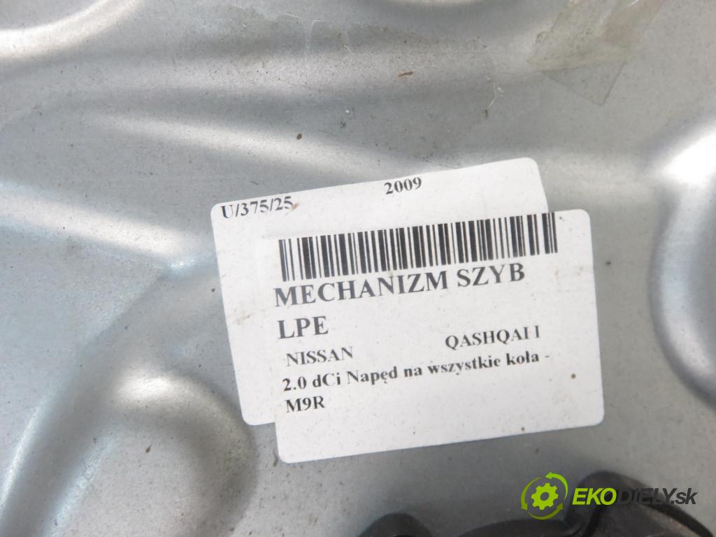 NISSAN QASHQAI / QASHQAI +2 I (J10, JJ10) CROSSOVER 2009 110,00 2.0 dCi Napęd na wszystkie koła - M9R 1995,00 mechanismus oken 80771JD000