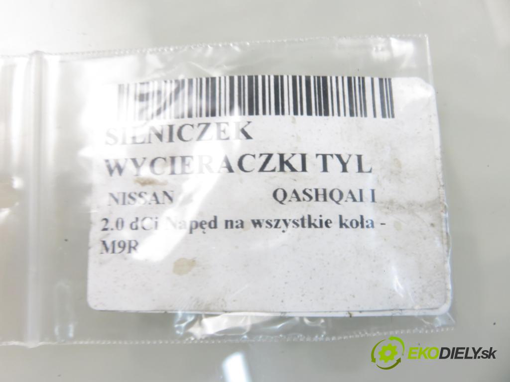 NISSAN QASHQAI / QASHQAI +2 I (J10, JJ10) CROSSOVER 2009 110,00 2.0 dCi Napęd na wszystkie koła - M9R 1995,00 motorek stěrače ZADNÍ: 28710JD000 ; 0390201820