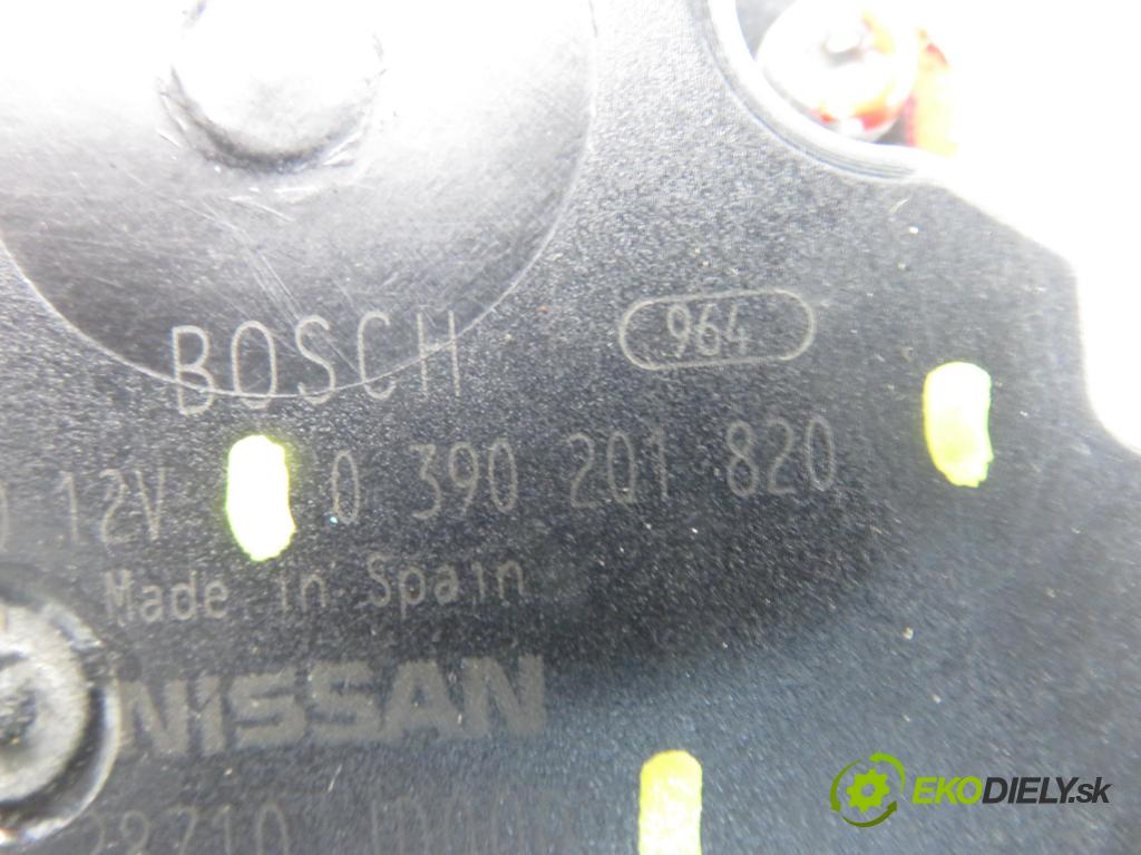 NISSAN QASHQAI / QASHQAI +2 I (J10, JJ10) CROSSOVER 2009 110,00 2.0 dCi Napęd na wszystkie koła - M9R 1995,00 motorek stěrače ZADNÍ: 28710JD000 ; 0390201820