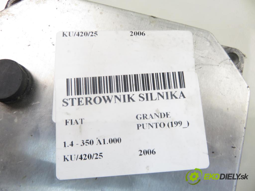 FIAT GRANDE PUNTO (199_) HB 2006 57,00 1.4 - 350 A1.000 1368,00 řídící jednotka motora 51793102 ; IAW5SF3M2