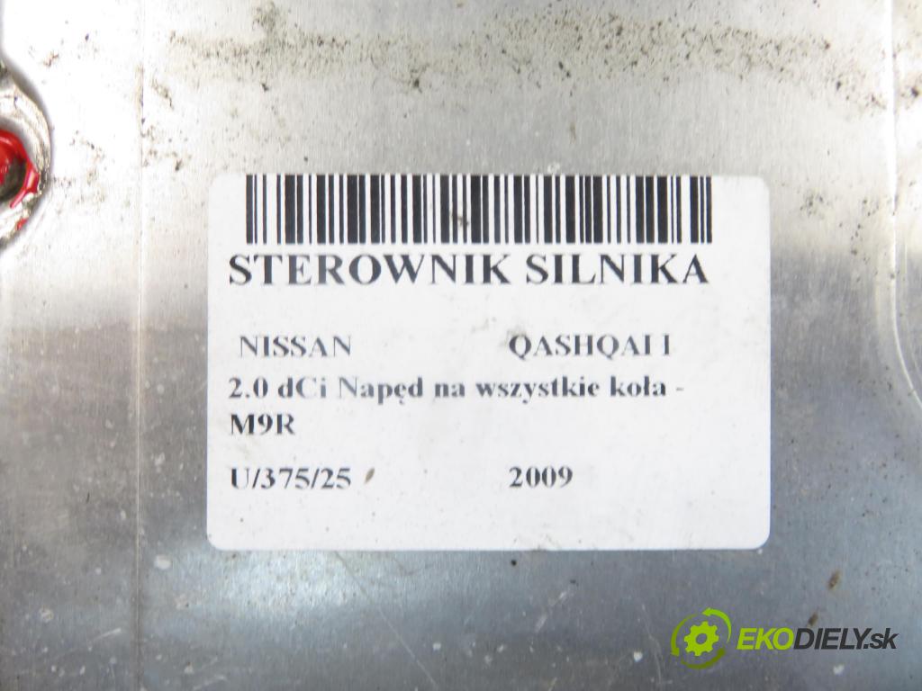 NISSAN QASHQAI / QASHQAI +2 I (J10, JJ10) CROSSOVER 2009 110,00 2.0 dCi Napęd na wszystkie koła - M9R 1995,00 řídící jednotka motora 23710JD78E ; 0281014859