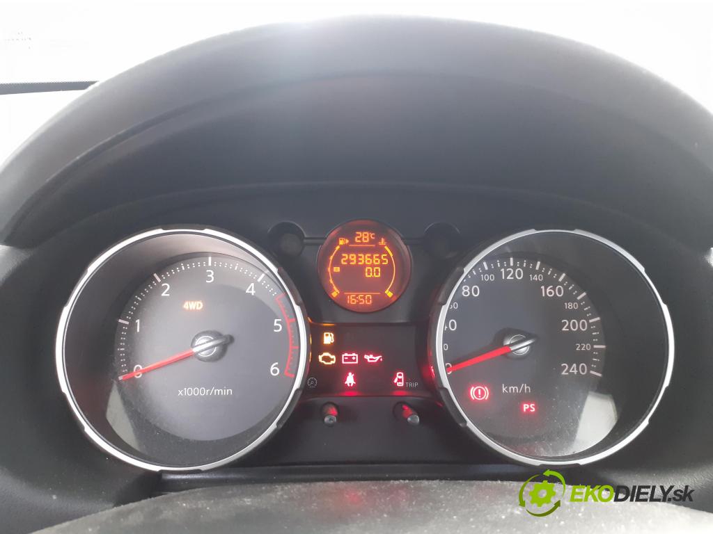 NISSAN QASHQAI / QASHQAI +2 I (J10, JJ10) CROSSOVER 2009 110,00 2.0 dCi Napęd na wszystkie koła - M9R 1995,00 prístrojovka elektrický JD73C