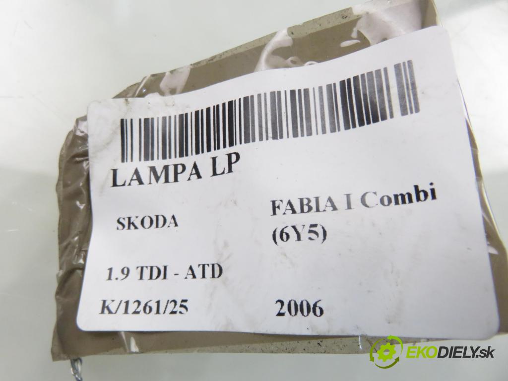 SKODA FABIA I Combi (6Y5) KOMBI 2006 74,00 1.9 TDI - ATD 1896,00 Svetlo LP 