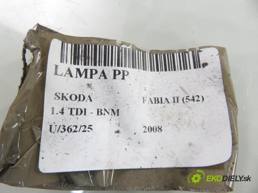 SKODA FABIA II (542) HB 2008 51,00 1.4 TDI - BNM 1422,00 světlo PP 