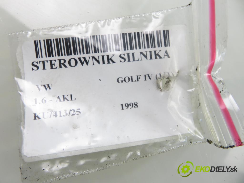 VW GOLF IV (1J1) HB 1998 74,00 1.6 - AKL 1595,00 Riadiaca jednotka Motor 06A906019 ; 5WP419003