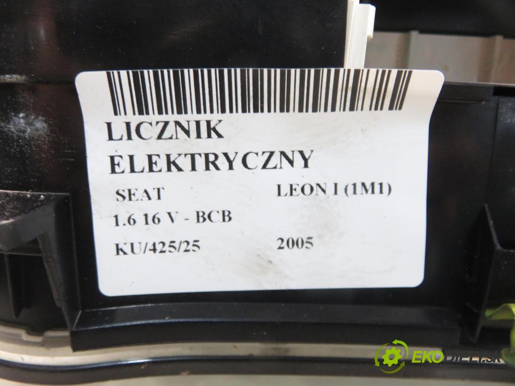 SEAT LEON (1M1) HB 2005 77,00 1.6 16 V - BCB 1598,00 Prístrojovka elektrický 1M0920902A