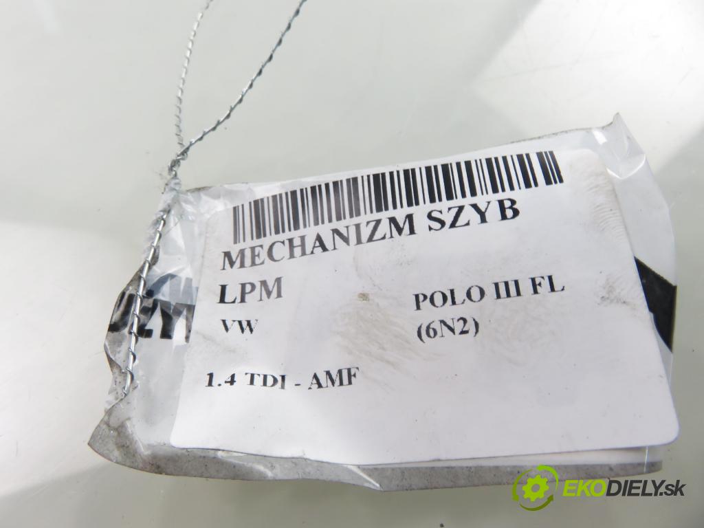 VW POLO (6N2) HB 2000 55,00 1.4 TDI - AMF 1422,00 Mechanizmus okien 6N4837401G