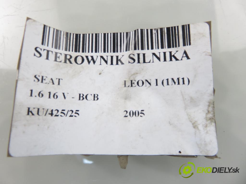 SEAT LEON (1M1) HB 2005 77,00 1.6 16 V - BCB 1598,00 řídící jednotka motora 036906034DS ; 6160066908 ; IAW4MVDS
