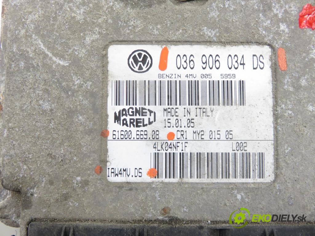 SEAT LEON (1M1) HB 2005 77,00 1.6 16 V - BCB 1598,00 řídící jednotka motora 036906034DS ; 6160066908 ; IAW4MVDS