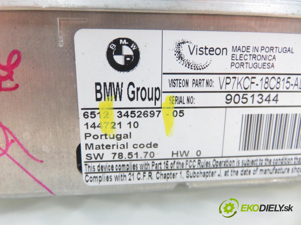 MINI MINI (R56) HB 2008 88,00 Cooper 120 - N12 B16 A 1598,00 RADIO CD 3452697