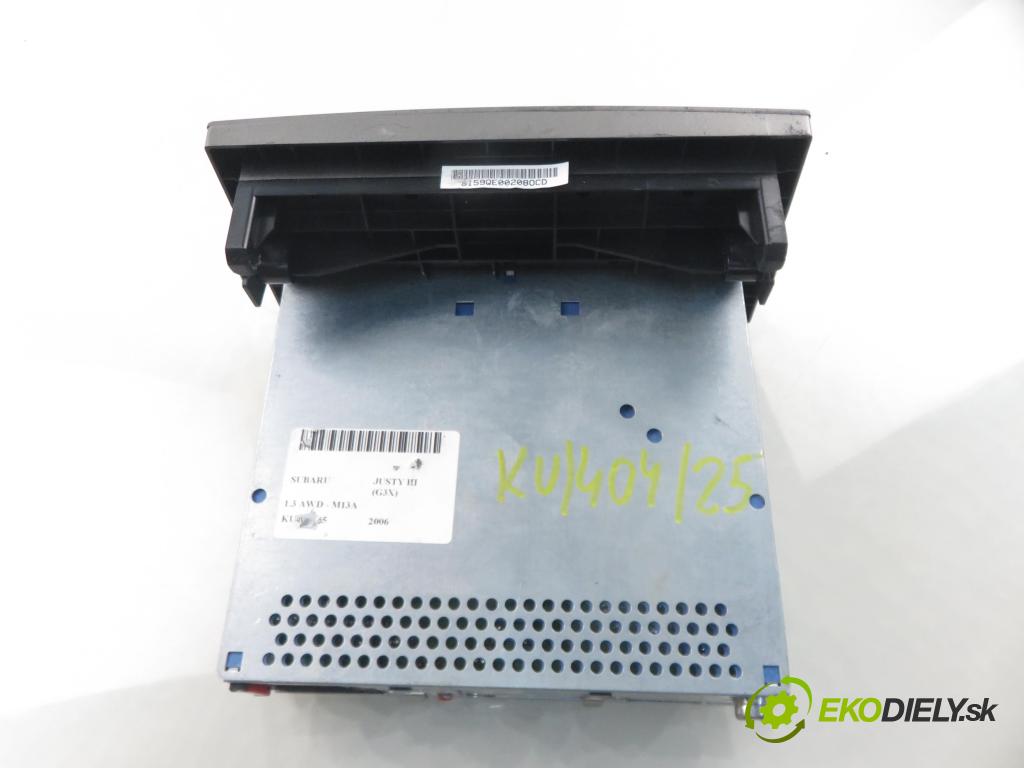 SUBARU JUSTY III (G3X) HB 2006 69,00 1.3 AWD 94 - M13A 1328,00 RADIO CD 3910186G10ZDY ; 3910186G1