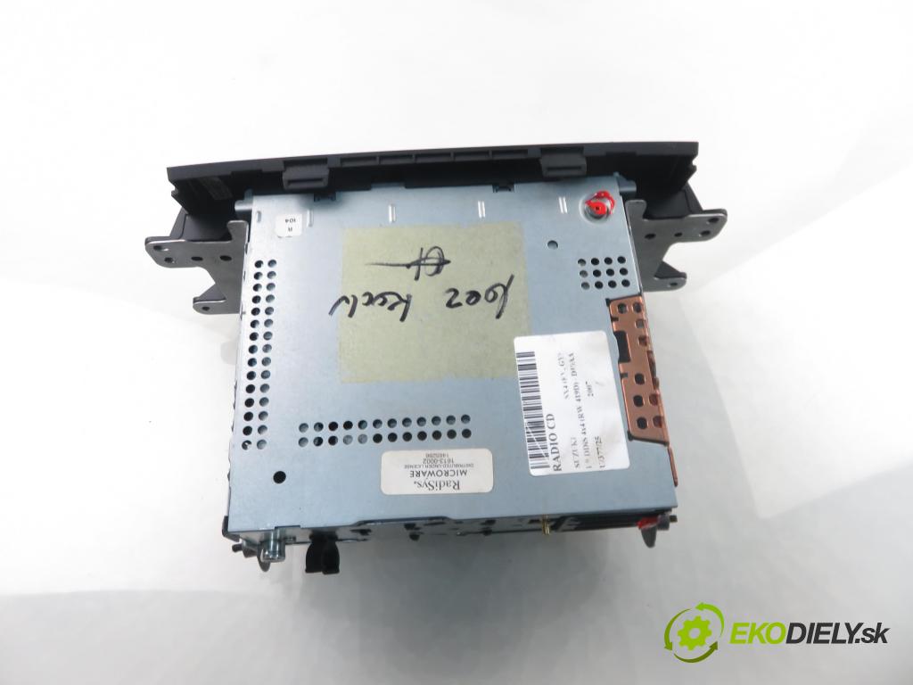 SUZUKI SX4 (EY, GY) CROSSOVER 2007 88,00 1.9 DDiS 4x4 (RW 419D) - D19AA 1910,00 RADIO CD