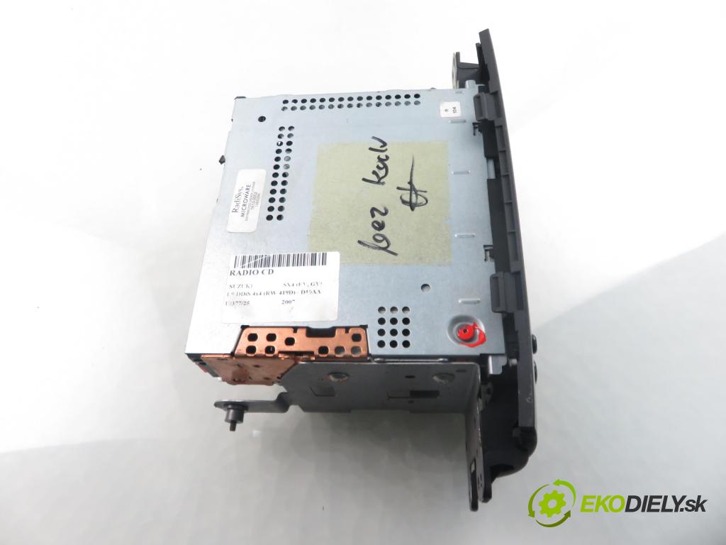 SUZUKI SX4 (EY, GY) CROSSOVER 2007 88,00 1.9 DDiS 4x4 (RW 419D) - D19AA 1910,00 RADIO CD