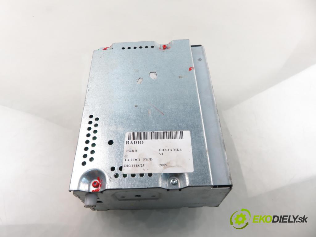 FORD FIESTA VI (CB1,CCN) HB 2009 51,00 1.4 TDCi - F6JD 1399,00 RADIO CD 8A6T18C815BN