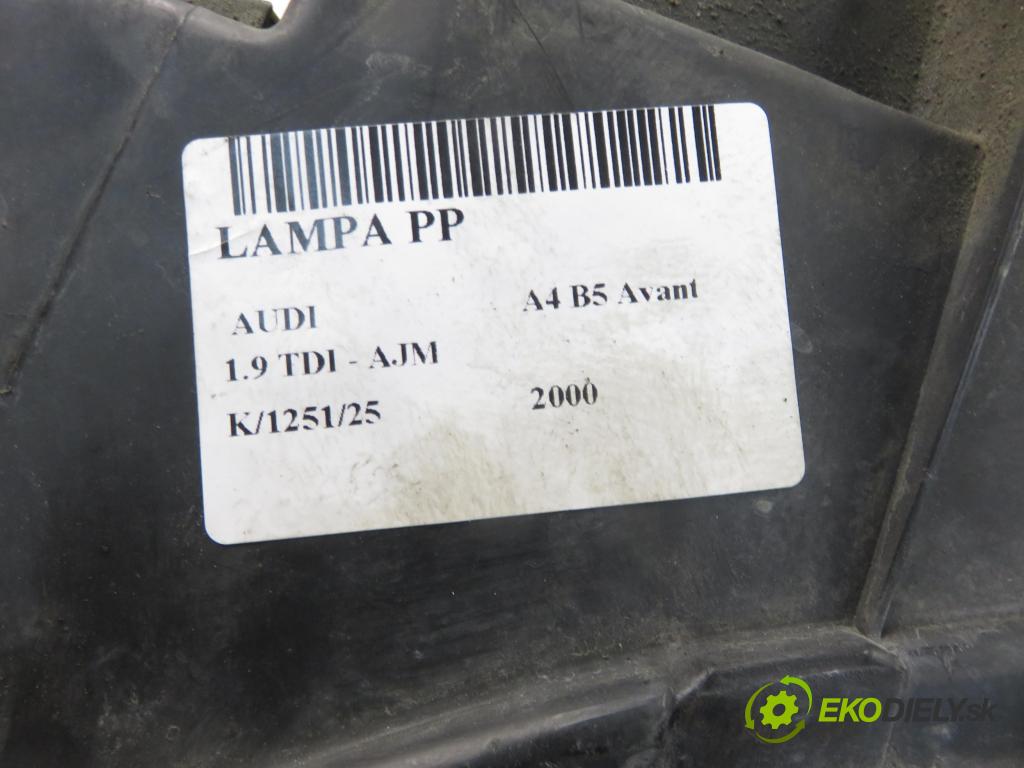 AUDI A4 Avant (8D5, B5) KOMBI 2000 85,00 1.9 TDI - AJM 1896,00 Svetlo PP 8D0941004AK