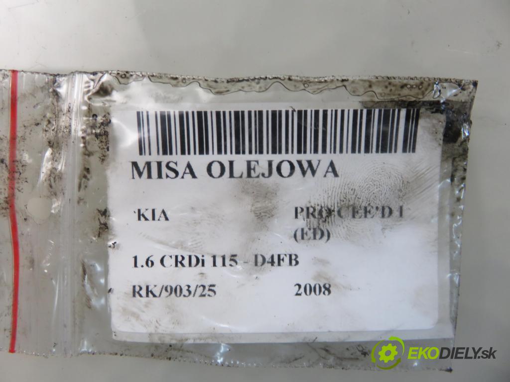 KIA PRO CEE'D (ED) HB 2008 85,00 1.6 CRDi 115 - D4FB 1582,00 vana olejová  (Olejová vana)