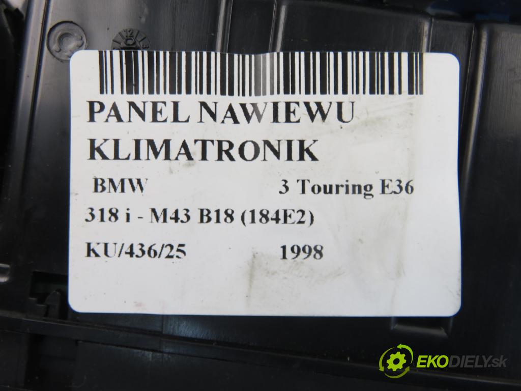 BMW 3 Touring (E36) KOMBI 1998 85,00 318 i 116 - M43 B18 (184E2) 1796,00 Panel topení KLIMATRONIK 8378466