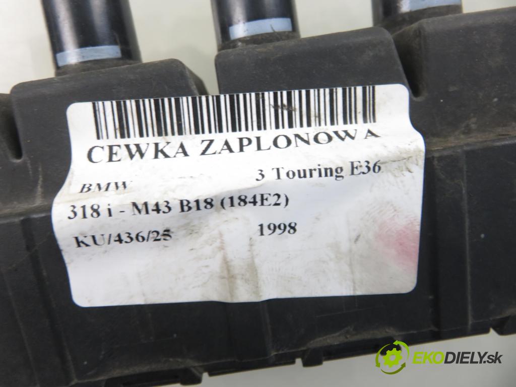 BMW 3 Touring (E36) KOMBI 1998 85,00 318 i 116 - M43 B18 (184E2) 1796,00 Cievka zapaľovacia 1247281 ; 0221503005
