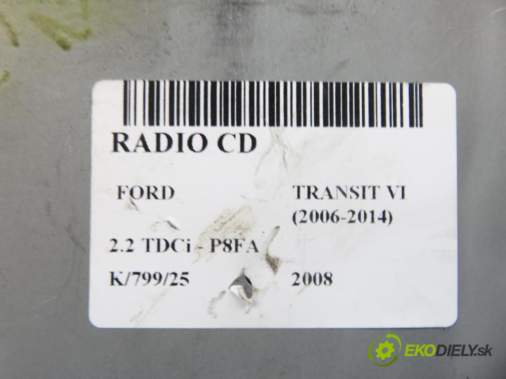 FORD TRANSIT Furgon (FA_ _) FURGON 2008 63,00 2.2 TDCi - P8FA 2198,00 RADIO CD 