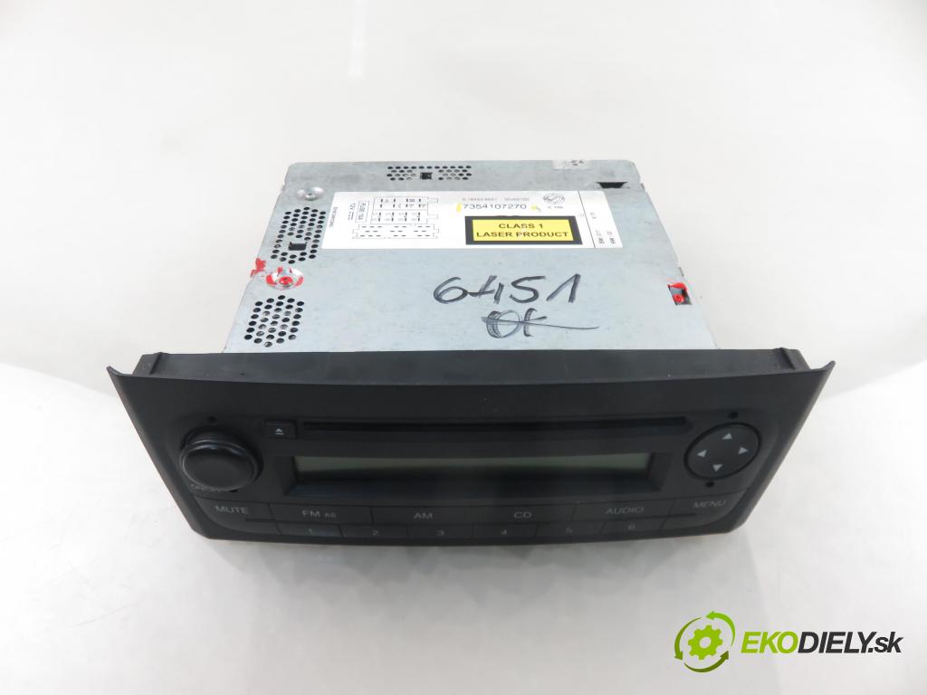FIAT GRANDE PUNTO (199_) HB 2009 55,00 1.4 - 199 A7.000 1368,00 RADIO 7354107270