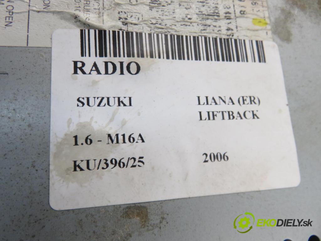 SUZUKI LIANA (ER) HB 2006 79,00 1.6 - M16A 1586,00 RADIO 3910159J82