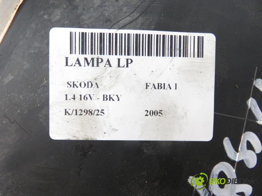 SKODA FABIA I (6Y2) HB 2005 55,00 1.4 16V - BKY 1390,00 světlo LP