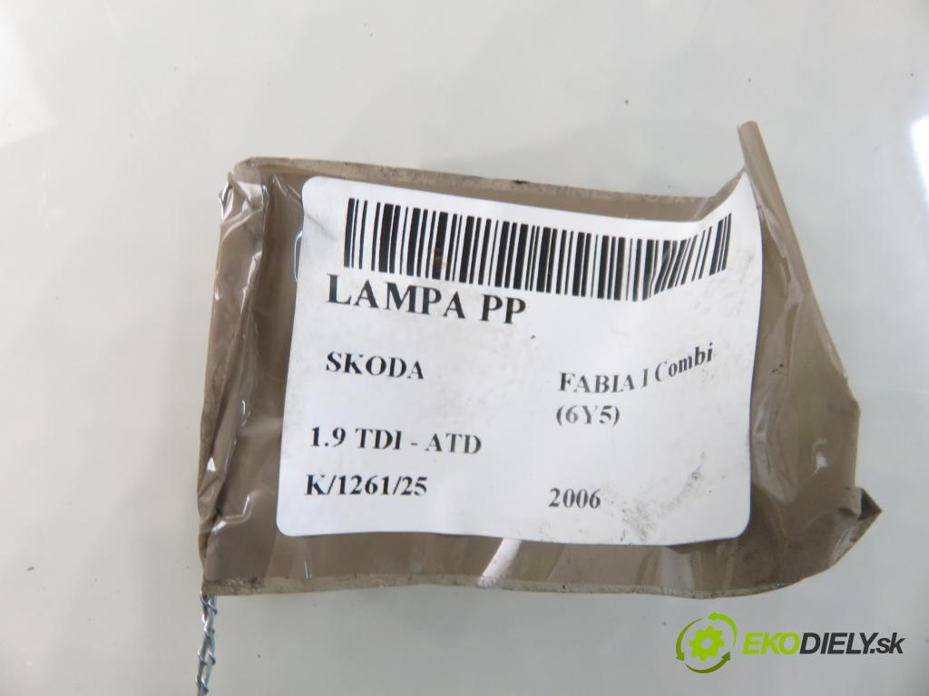 SKODA FABIA I Combi (6Y5) KOMBI 2006 74,00 1.9 TDI - ATD 1896,00 světlo PP 
