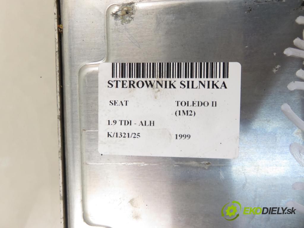 SEAT TOLEDO II (1M2) SEDAN 1999 66,00 1.9 TDI 90 - ALH 1896,00 řídící jednotka motora 038906012BT ; 0281010229