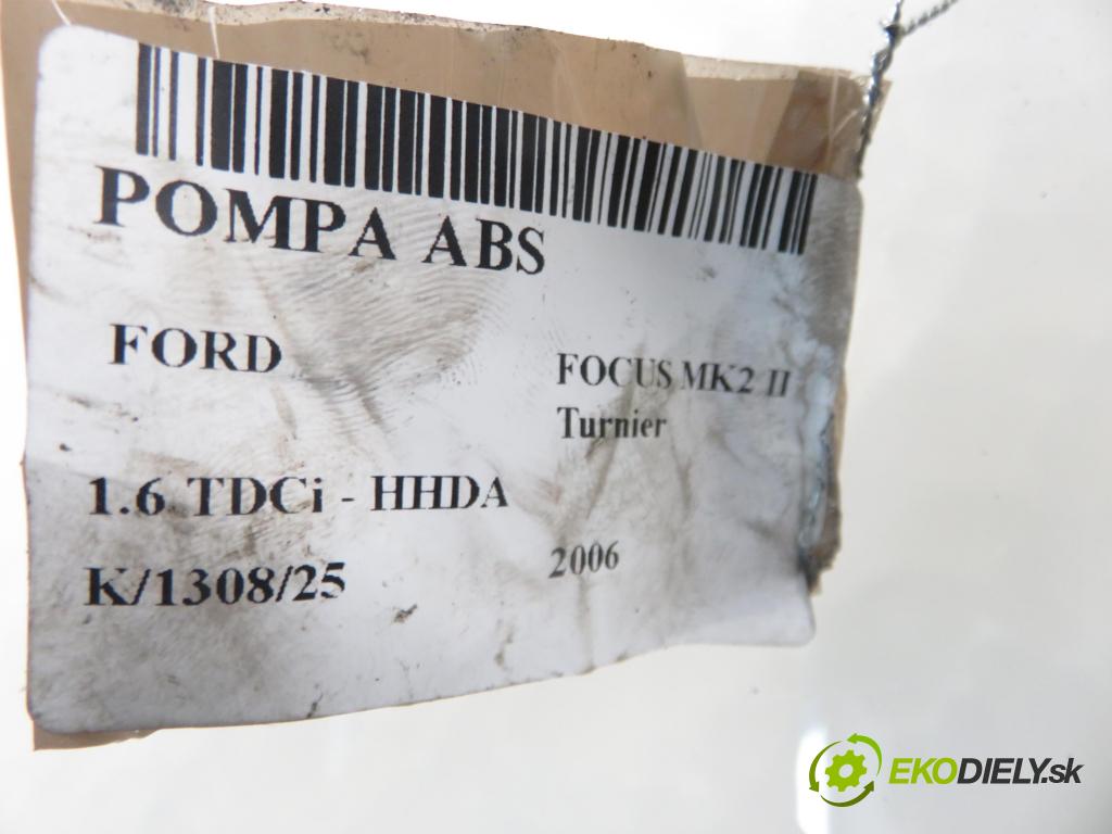 FORD FOCUS II Turnier (DA_, FFS, DS) KOMBI 2006 66,00 1.6 TDCI 90 1560,00 Pumpa ABS 10097001243 ; 3M512M110JA ; 10039927504 (Pumpa ABS)