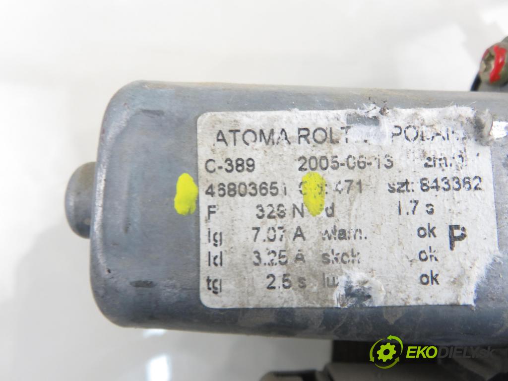 FIAT PANDA (169_) HB 2005 40,00 1.1 54 - 187 A1.000 1108,00 mechanismus oken PPE 46803651