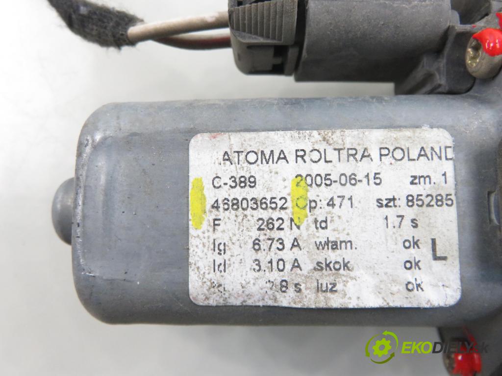 FIAT PANDA (169_) HB 2005 40,00 1.1 54 - 187 A1.000 1108,00 mechanismus oken 46803652