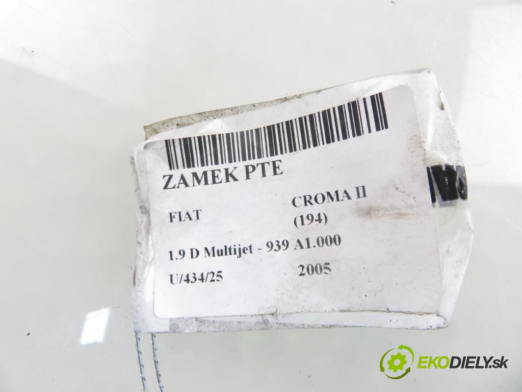 FIAT CROMA (194_) KOMBI 2005 88,00 1.9 D Multijet 120 - 939 A1.000 1910,00 zámok PTE 51708422A