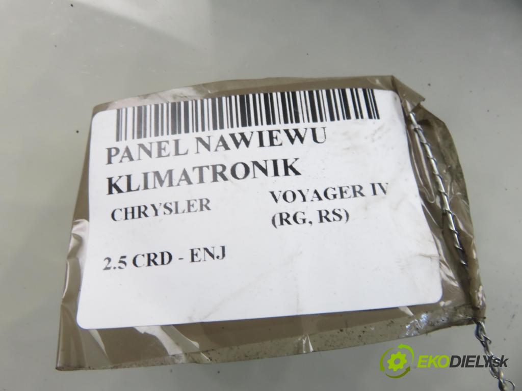 CHRYSLER VOYAGER IV (RG, RS) MINIVAN 2002 105,00 2.5 CRD 143 - ENJ 2499,00 Panel topení KLIMATIZACE: 05005038AA