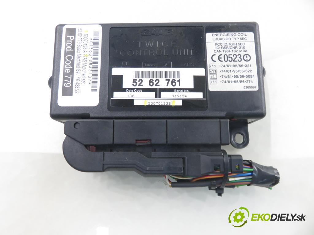 SAAB 9-5 (YS3E) SEDAN 2001 130,00 3.0 TiD - D308L 2958,00 MODUL komfortu 53070123B ; 53070128A